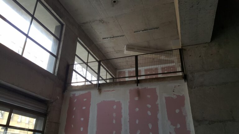 Segundo piso visto desde el primero